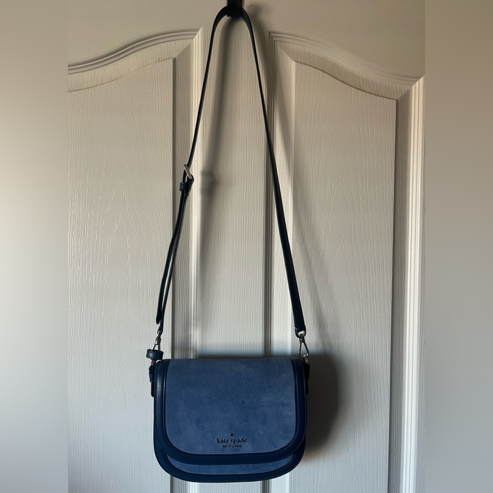 Kate Spade Blake Suede Saddle Bag Gem